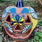 Painted Clay Art Pumpkin Calabaza