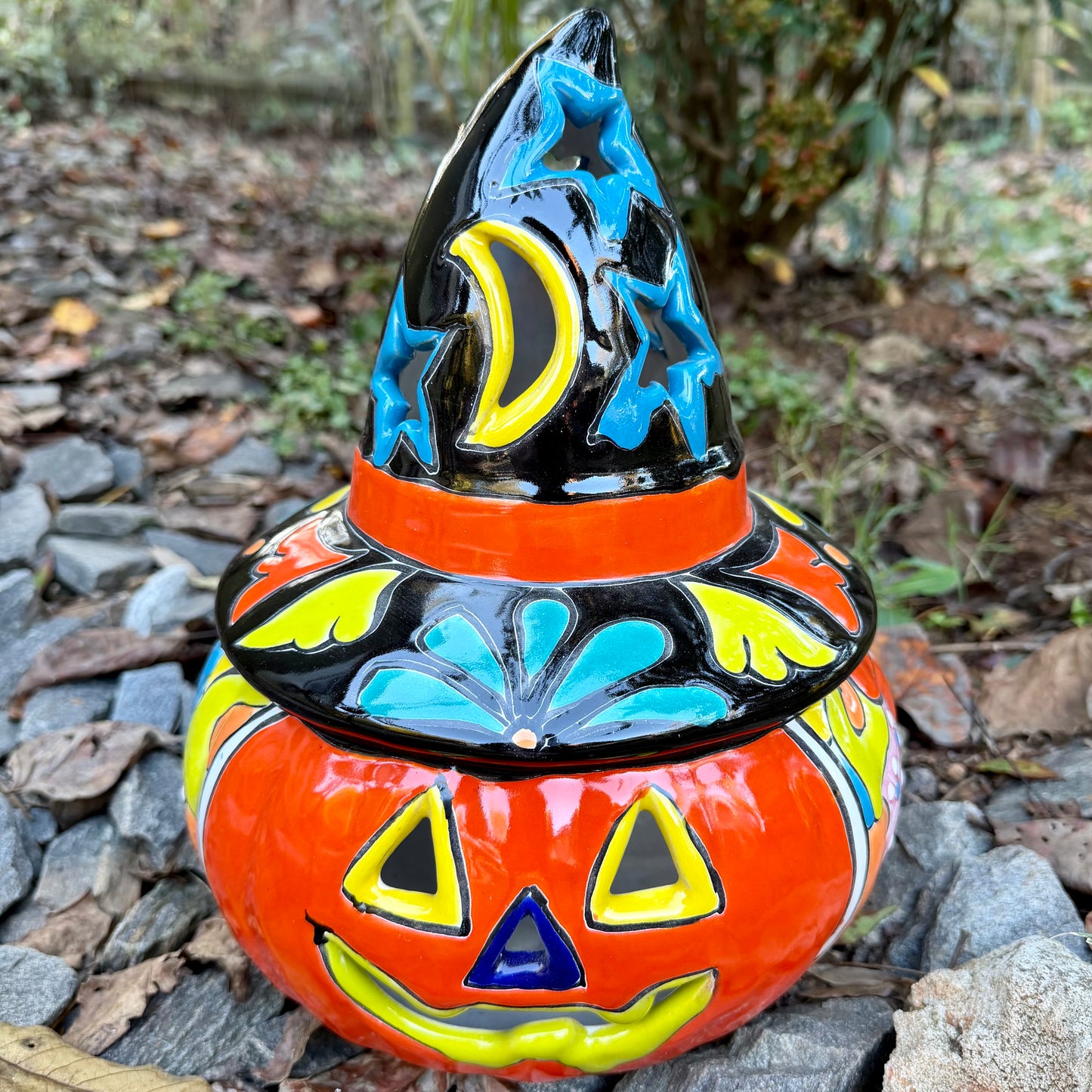 Talavera Witchy Pumpkin
