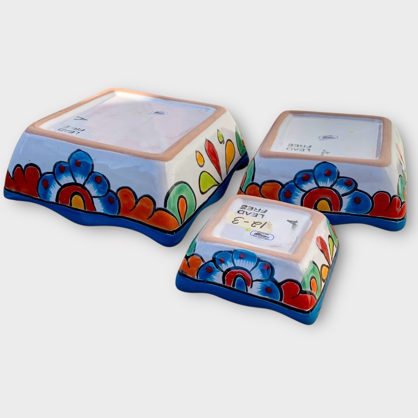 Talavera Nesting Bowl Set Square