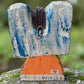 Milagros Wood Guardian Angel Sculpture