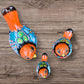 Talavera bird set top