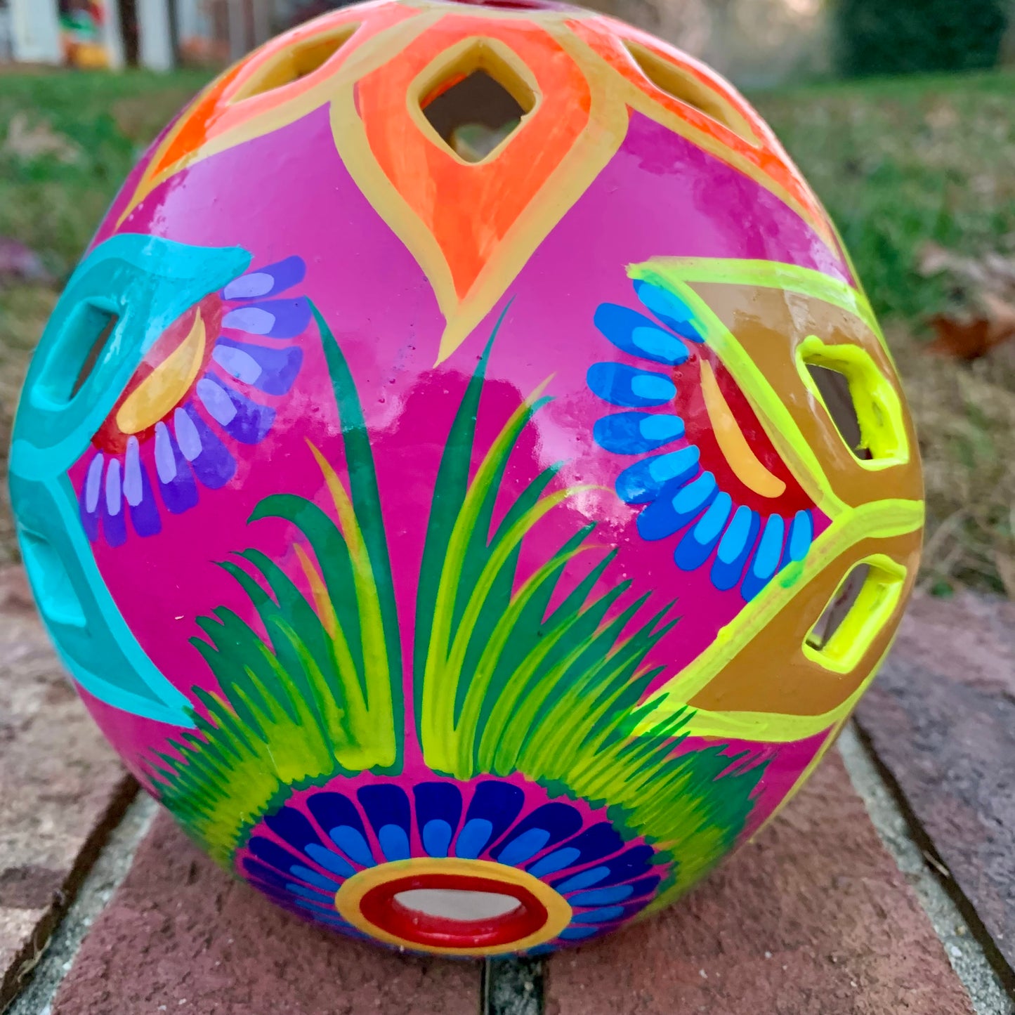 Mexican Sugar Skull back