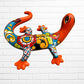 Mexican Talavera Grande Lizard Salamander left side
