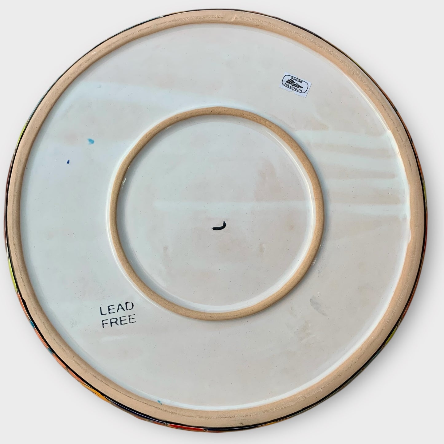 Mexican Talavera sectional serving dish  Bottom