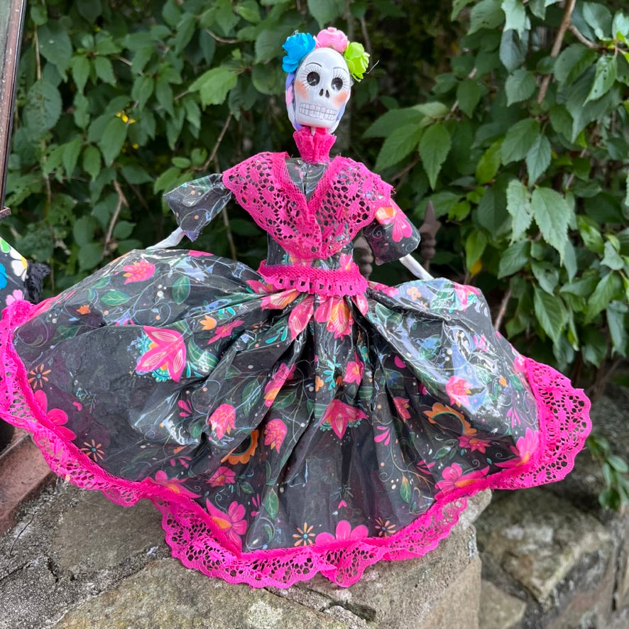Big Dress Catrina Skelton Doll Chico