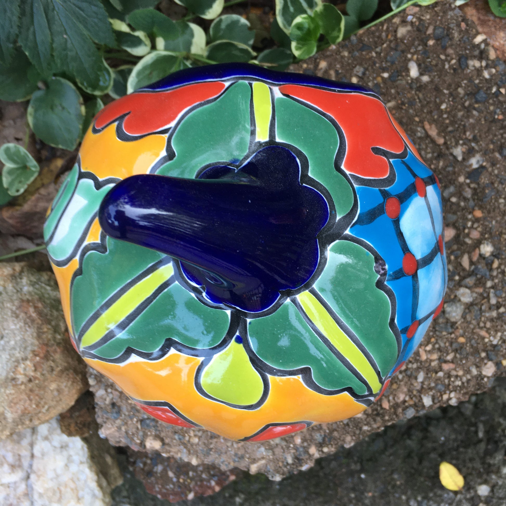 Talavera pumpkin calabaza top