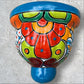 Talavera Jardiniere Wall Planter turquoise two