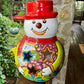 Festive Talavera Snowman Grande