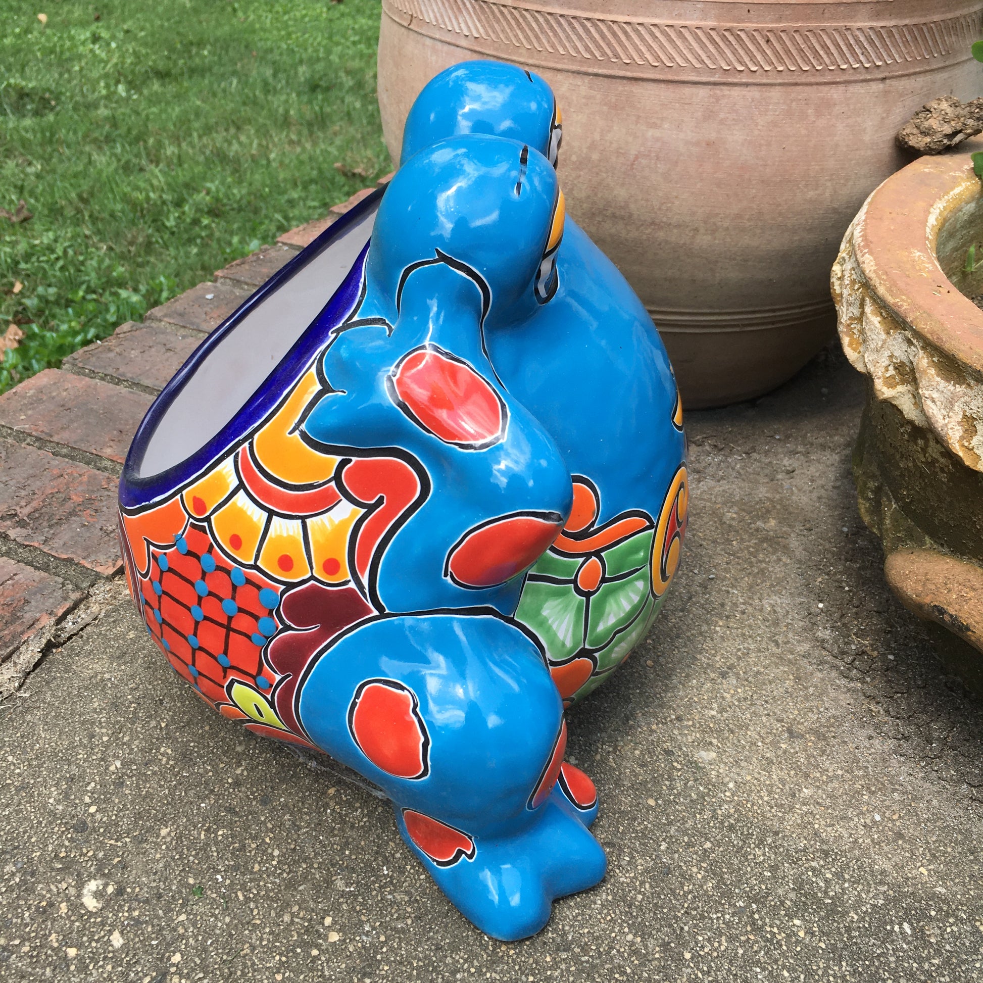 Gordo Frog Planting Pot right side