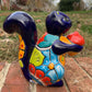 Talavera pottery squirrel nut left side