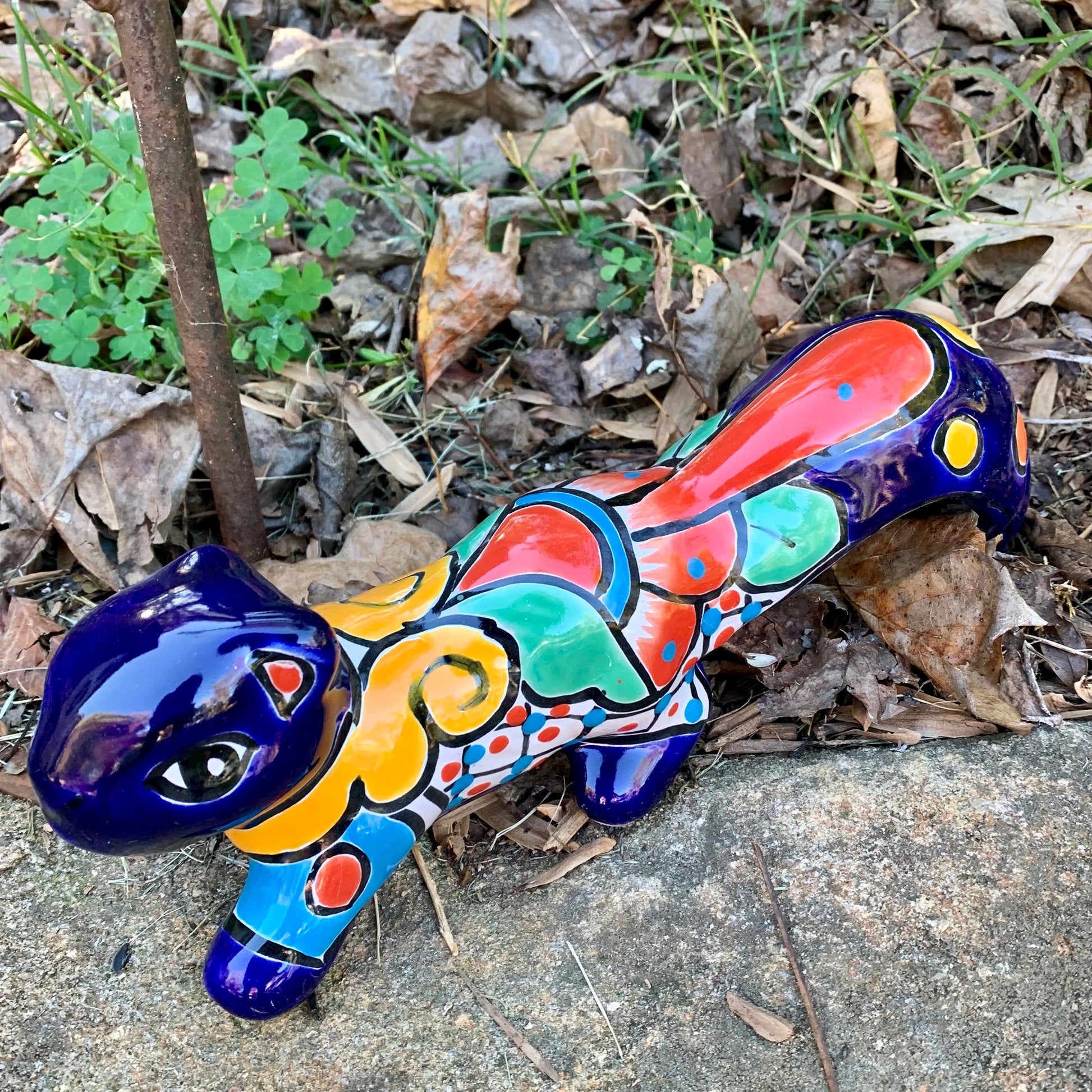 Talavera Pottery Squirrel side