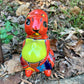 Talavera Pottery Squirrel holding nut front