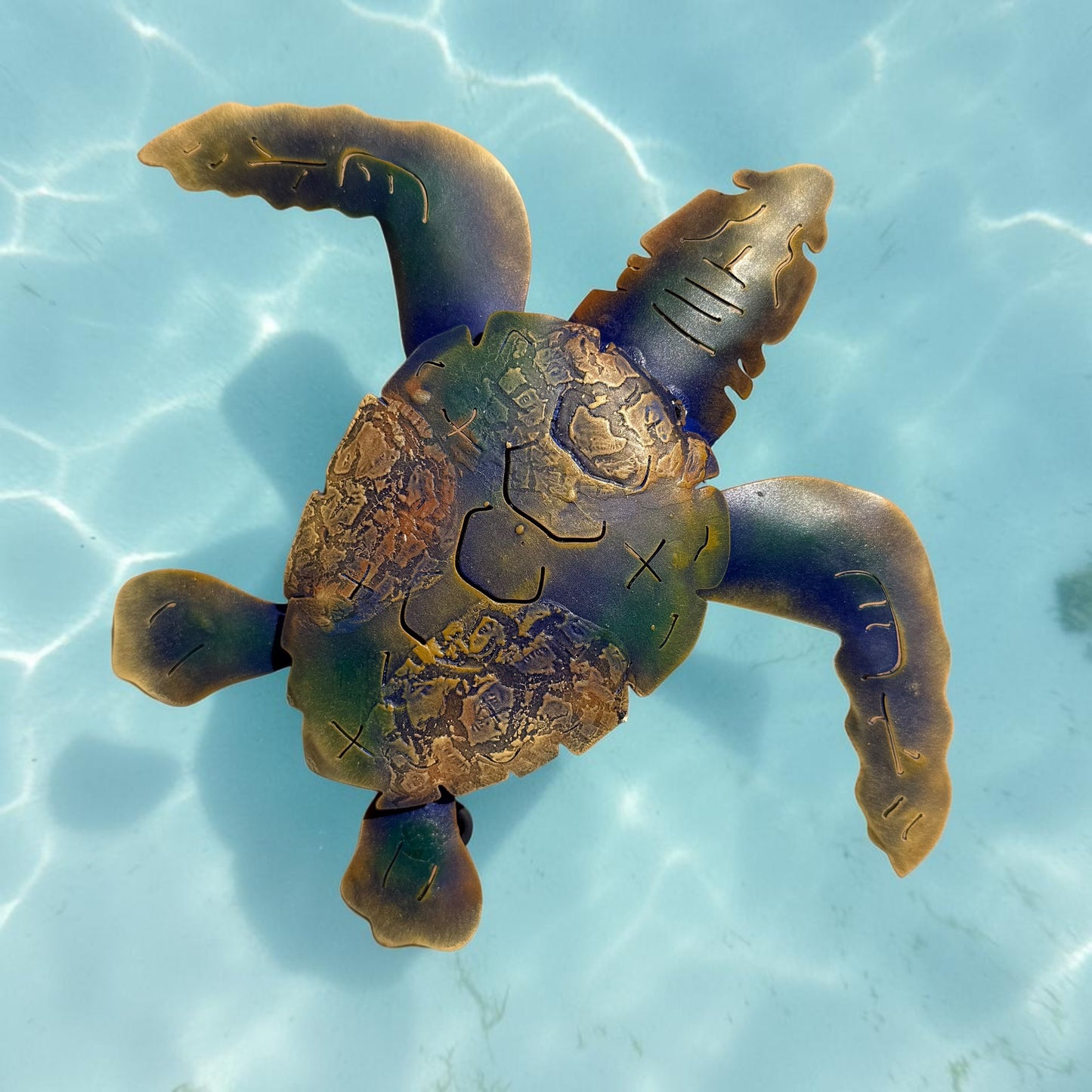 Metal Sea Turtle Set