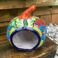 Mexican Talavera pumpkin JOL back