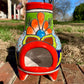 Talavera Chiminea Candle Holder Chico