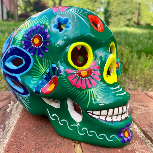 Mexican sugar skull large Lumineria 