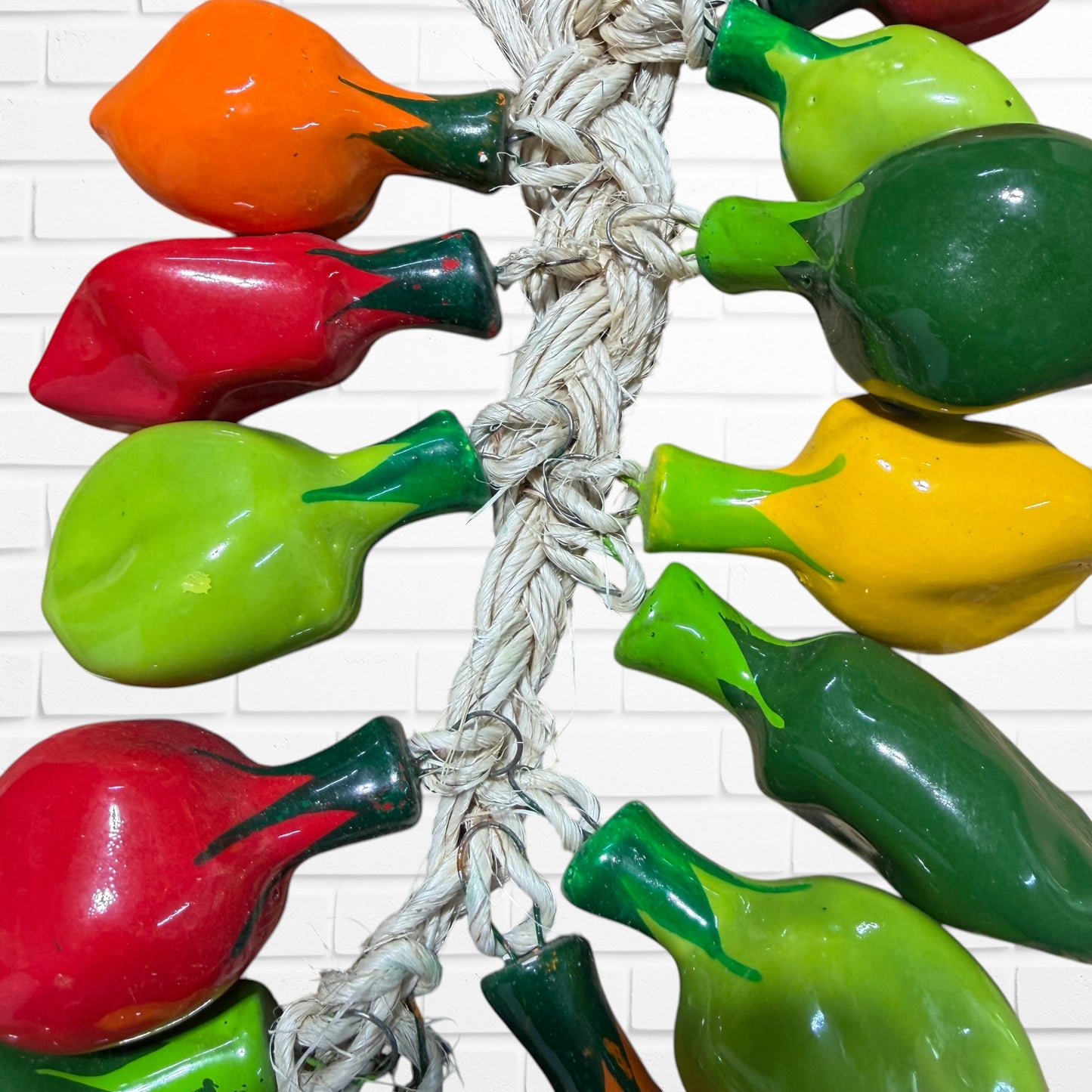 Habanero chili pepper ceramic string multi color Pepper connection