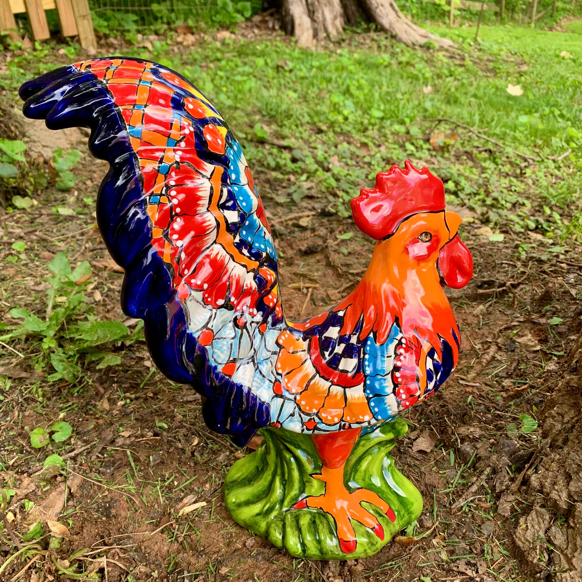 Talavera classic rooster left side