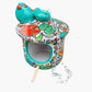 Teal bird house cottage