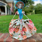 Big Dress Catrina Skelton Doll