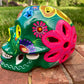 Mexican sugar skull large Lumineria side