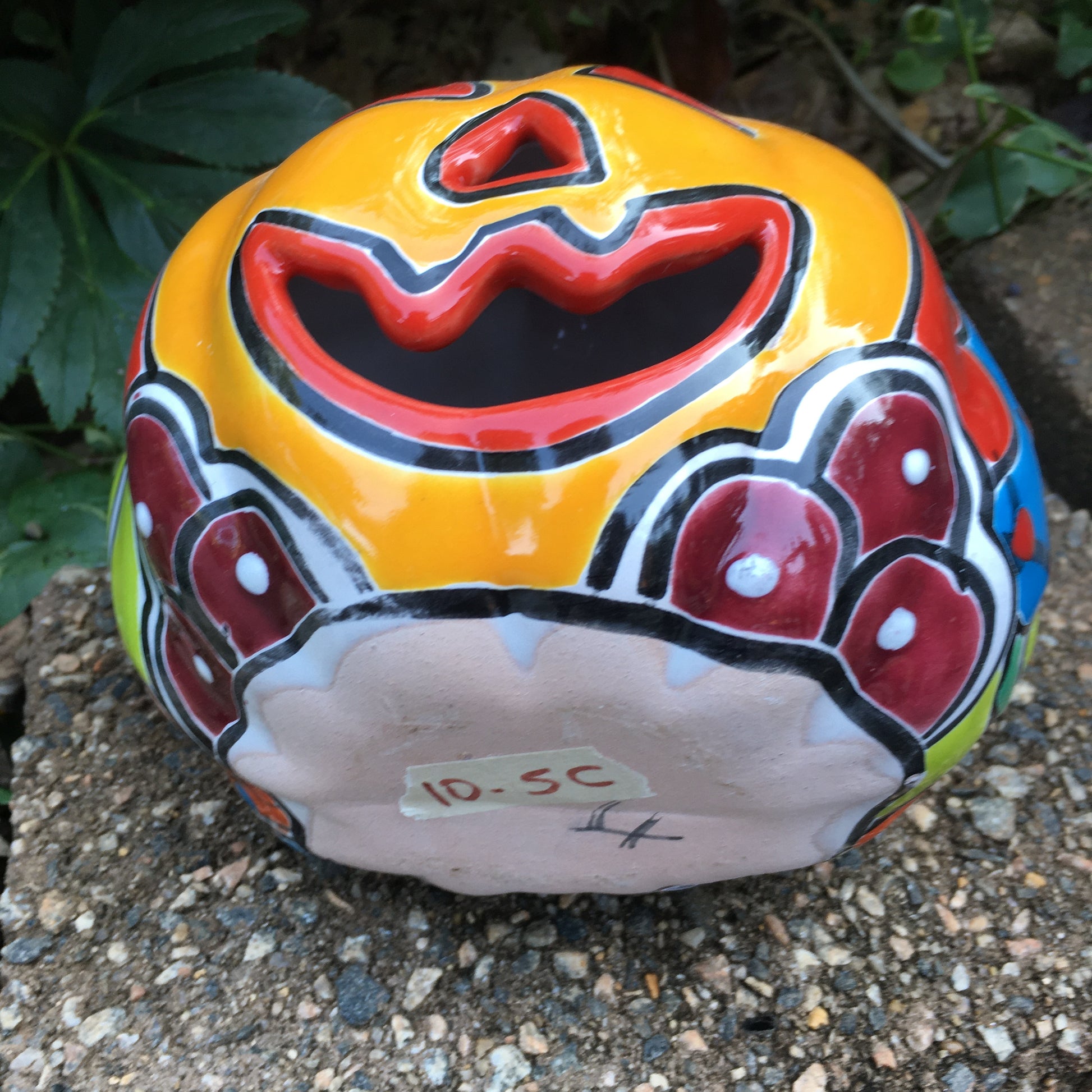 Talavera pumpkin calabaza bottom 