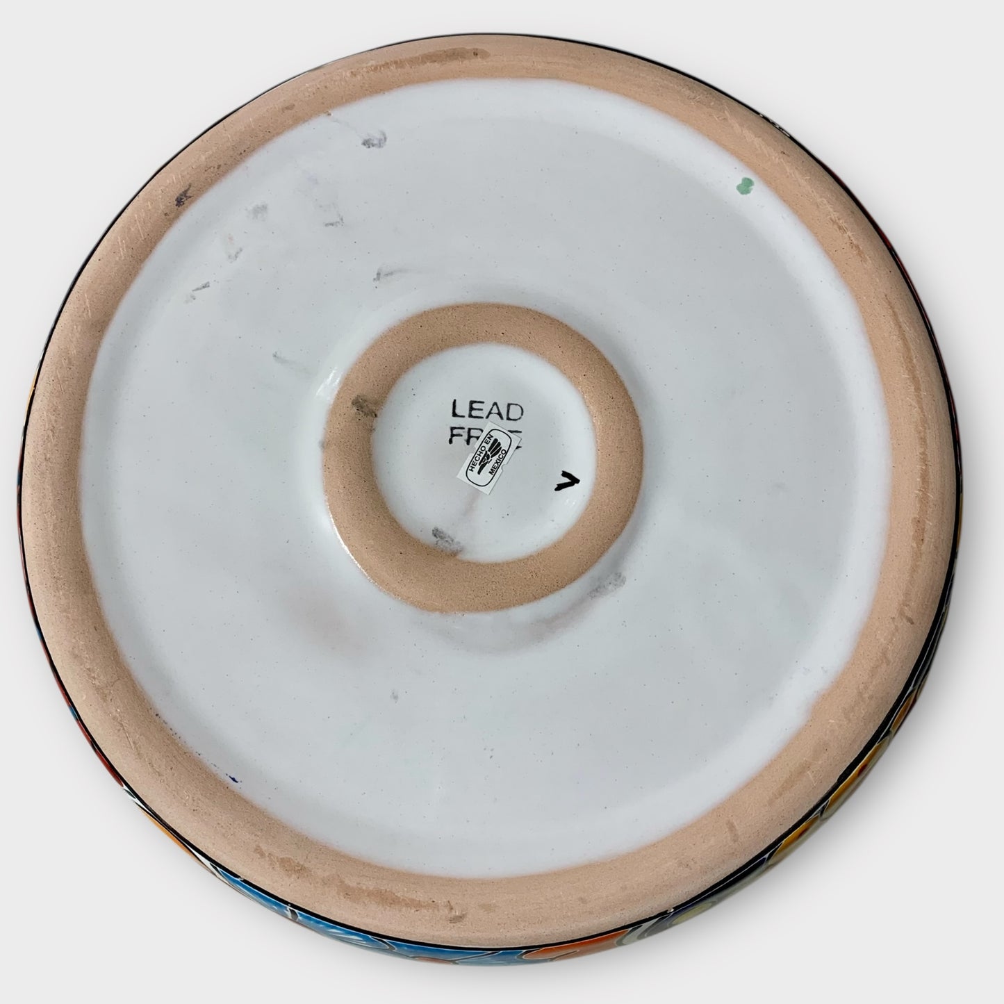 Talavera Redondo Sectional Serving Piece Bottom