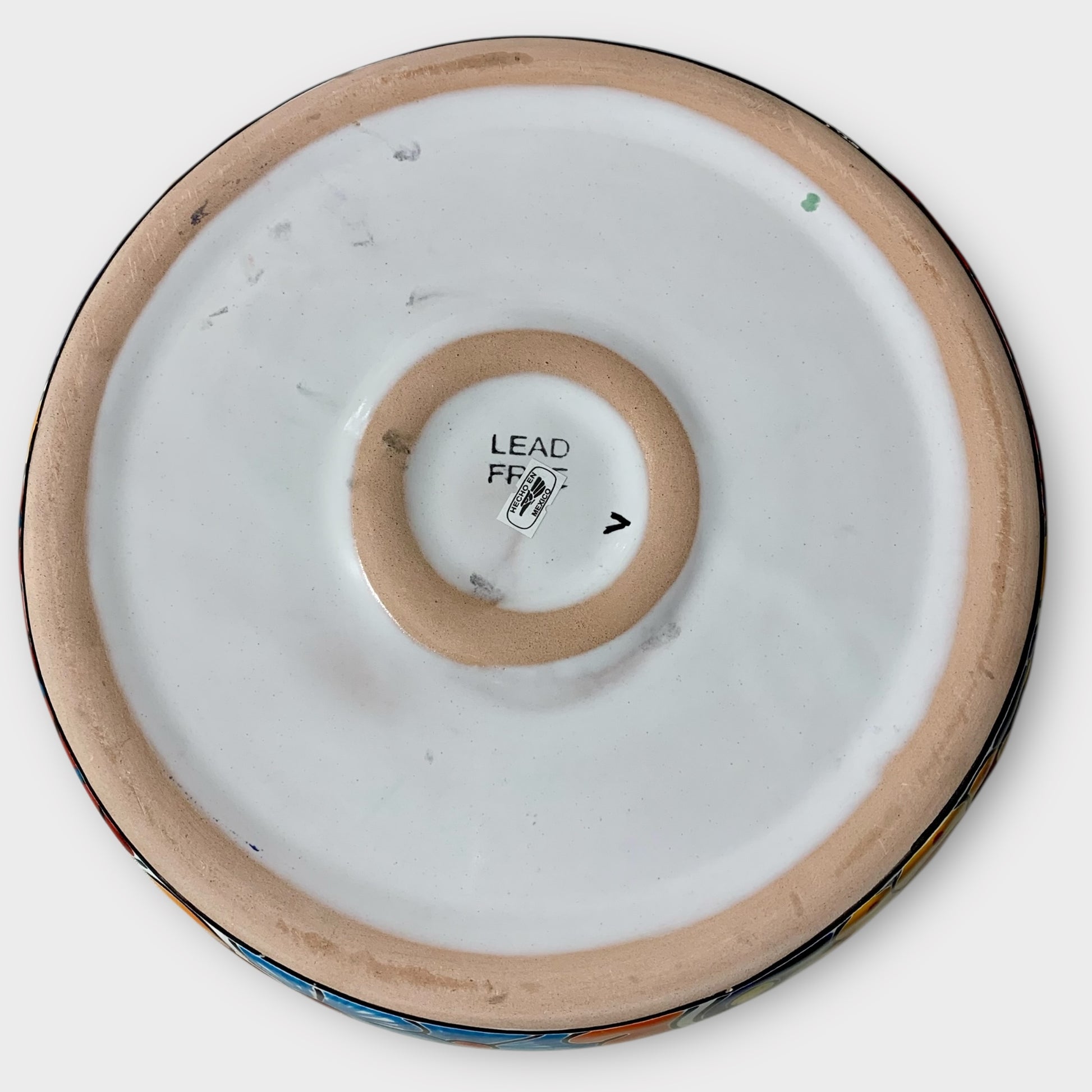 Talavera Redondo Sectional Serving Piece Bottom