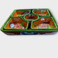 Mexican Talavera sectional square serving dish side