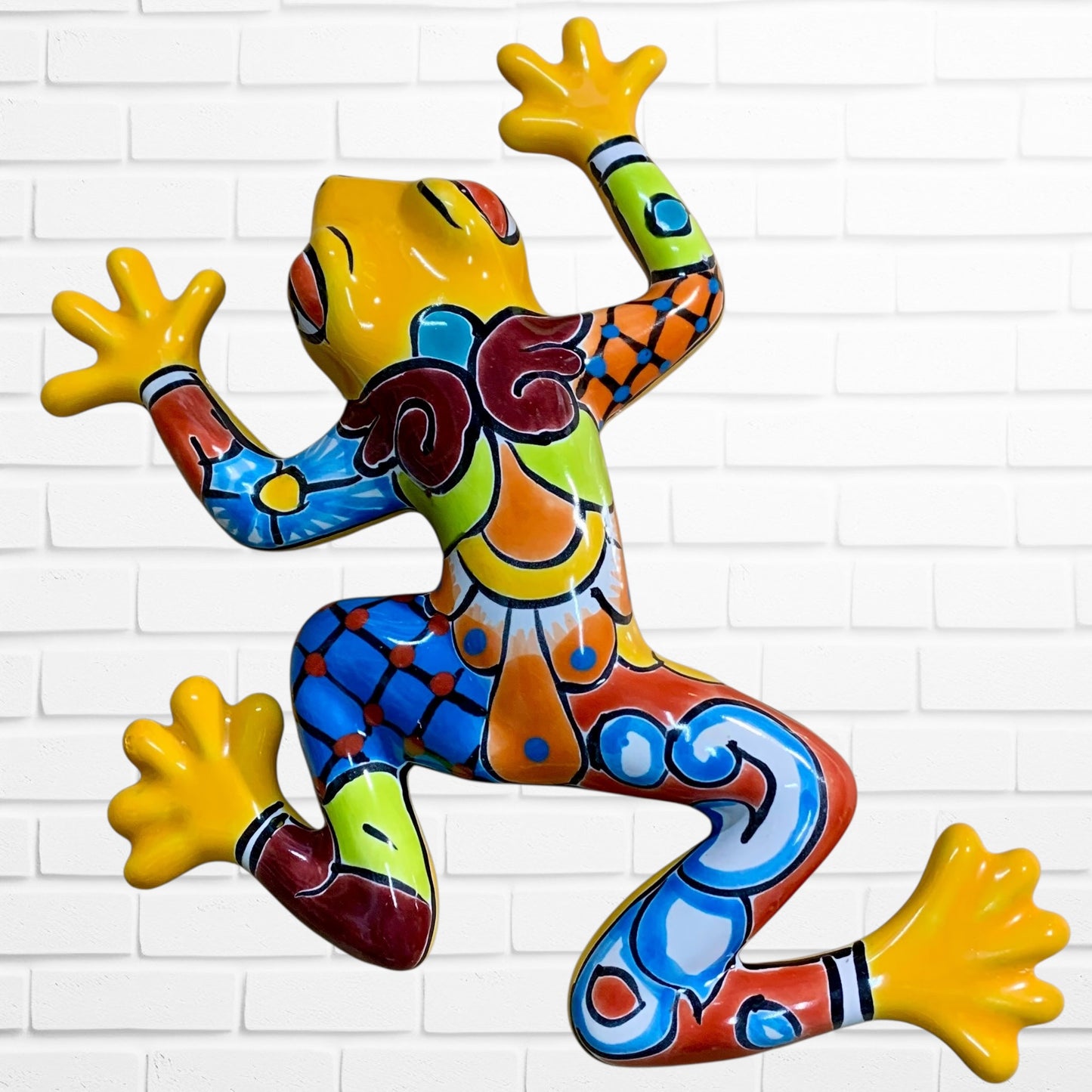 Talavera wall frog Lucy