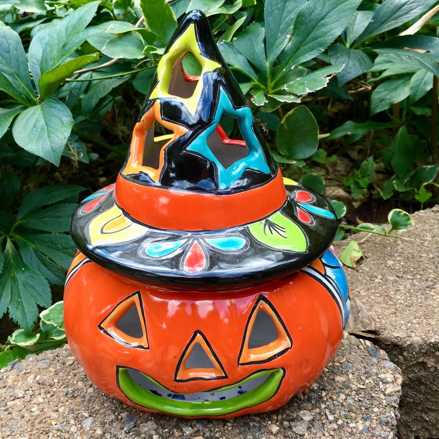 Talavera Witchy Pumpkin Chico