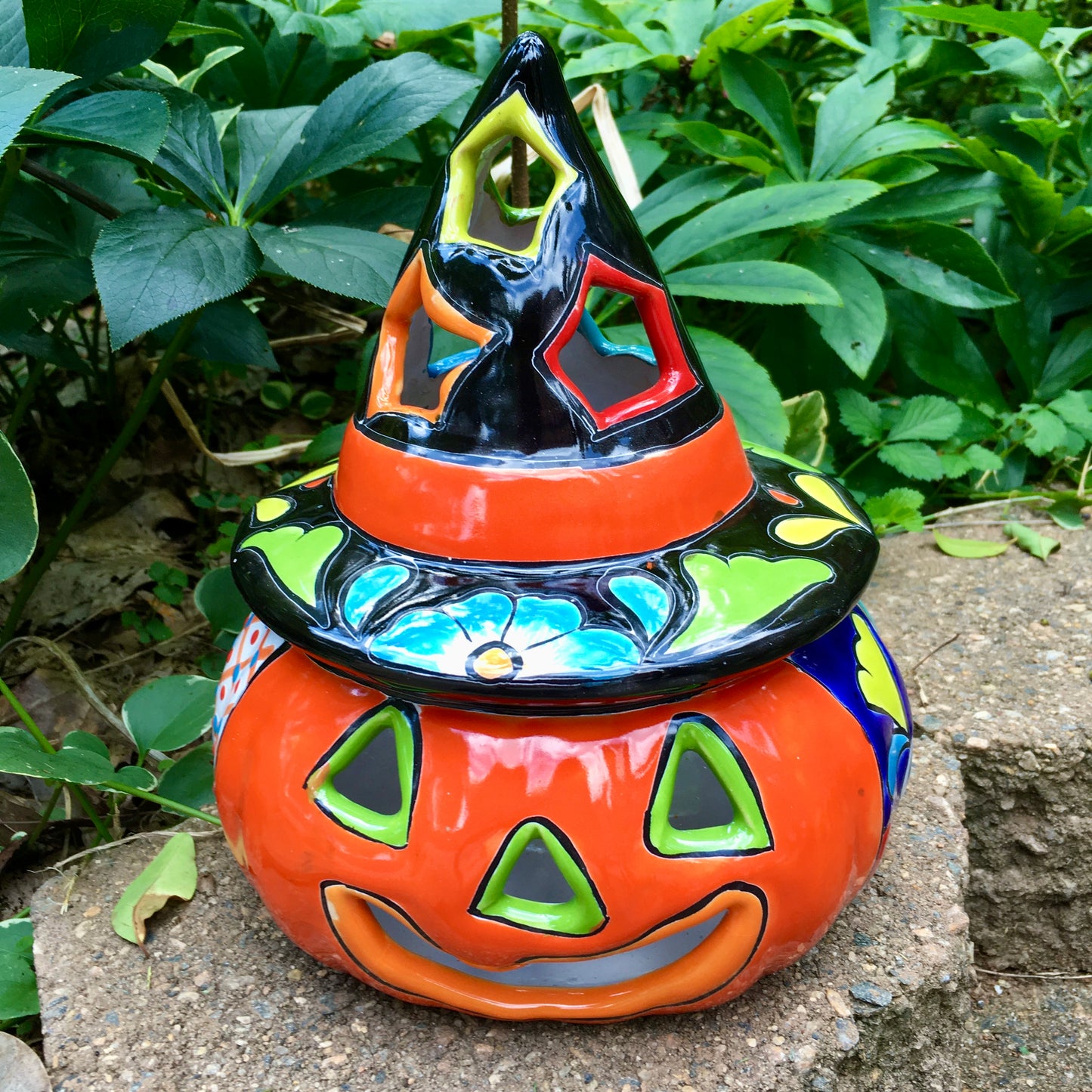 Talavera Witchy Pumpkin Chico