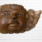 Wood Winged Rustic Cherub Faces