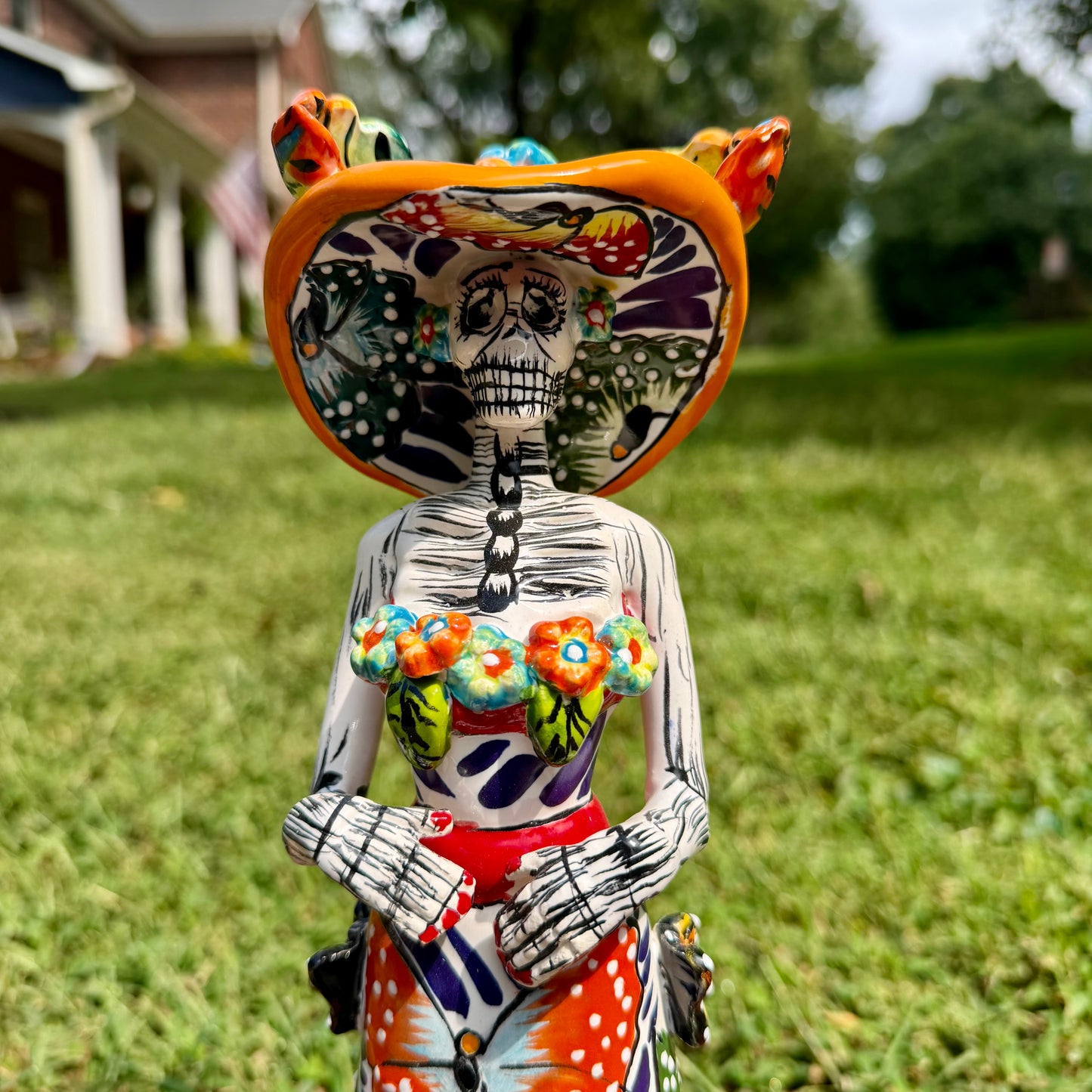 Talavera Catrina Lady Selba Patsy with Butterflies