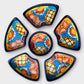 Mexican Talavera sectional serving dish  Sections