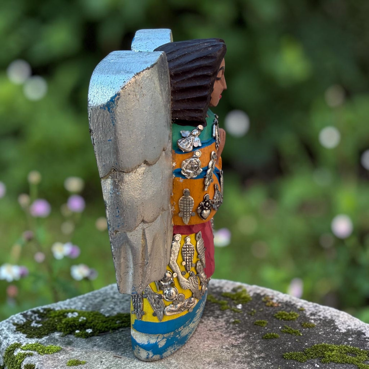 Left side view of Milagros guardian Angel.