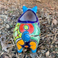 Talavera pottery, pig planting pot back