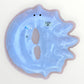 Mexica Talavera Sun and moon profile wall art Back #2