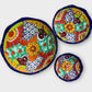 Mexican Talavera Nesting bowl set cobalt set
