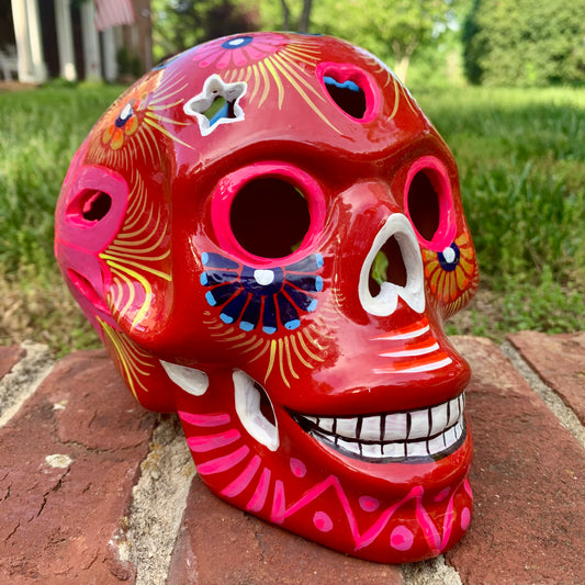 Mexican sugar skull large Lumineria 