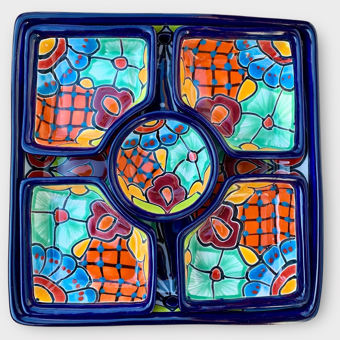 Talavera Serving Dish Cuadrado