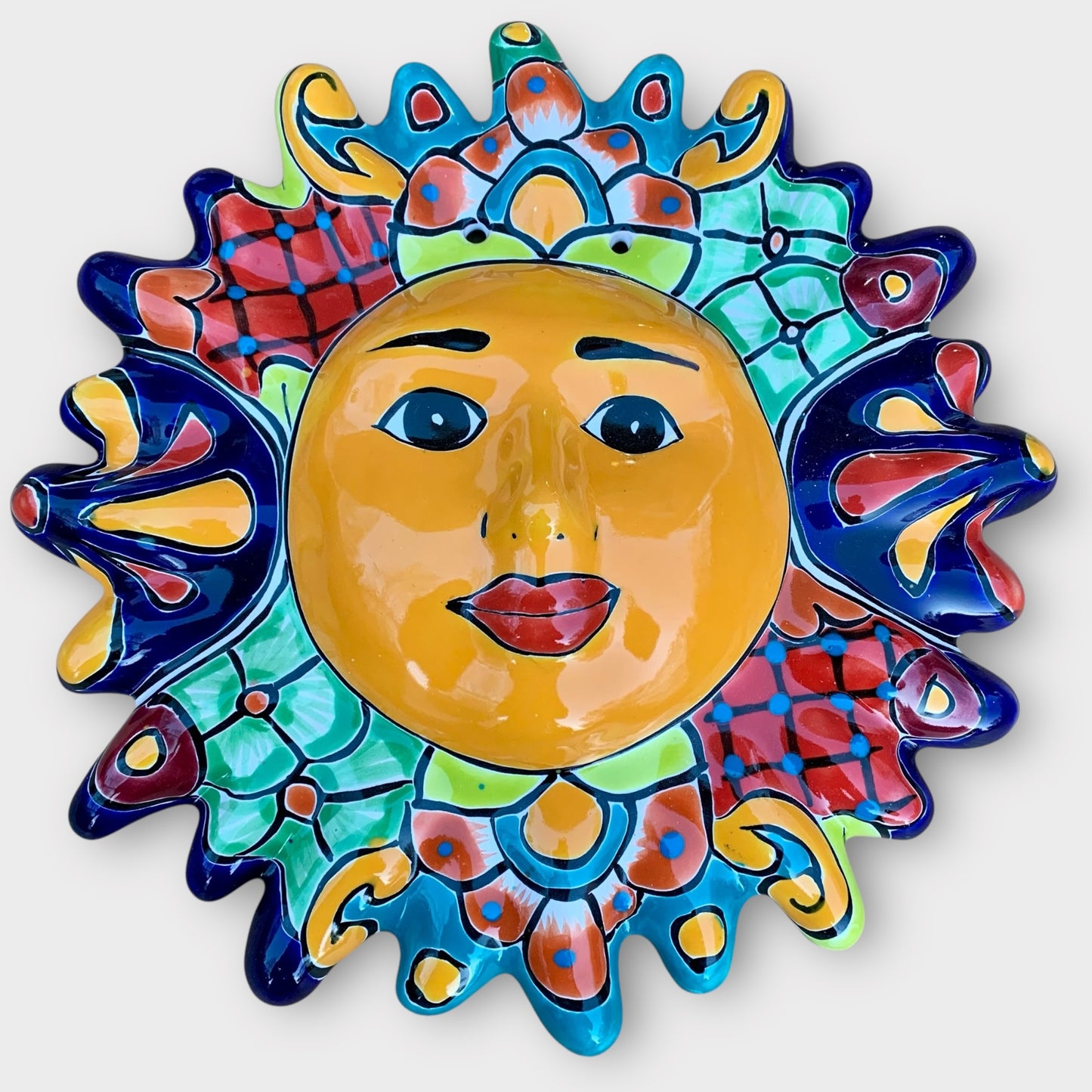 Mexican Talavera Wall Sunface