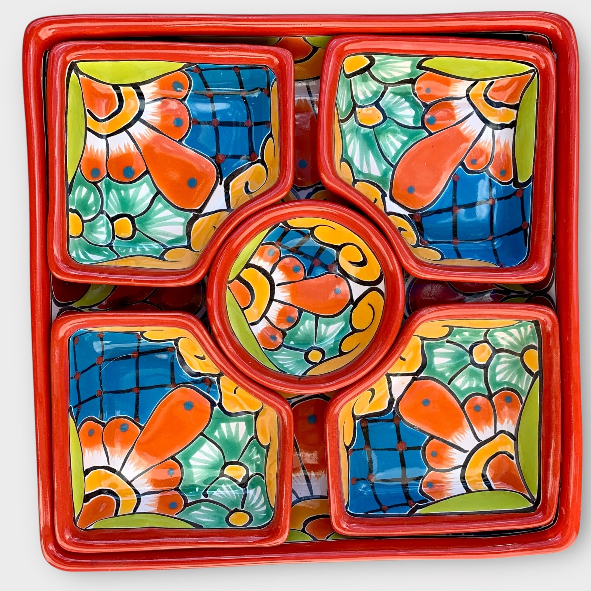 Talavera Serving Dish Cuadrado