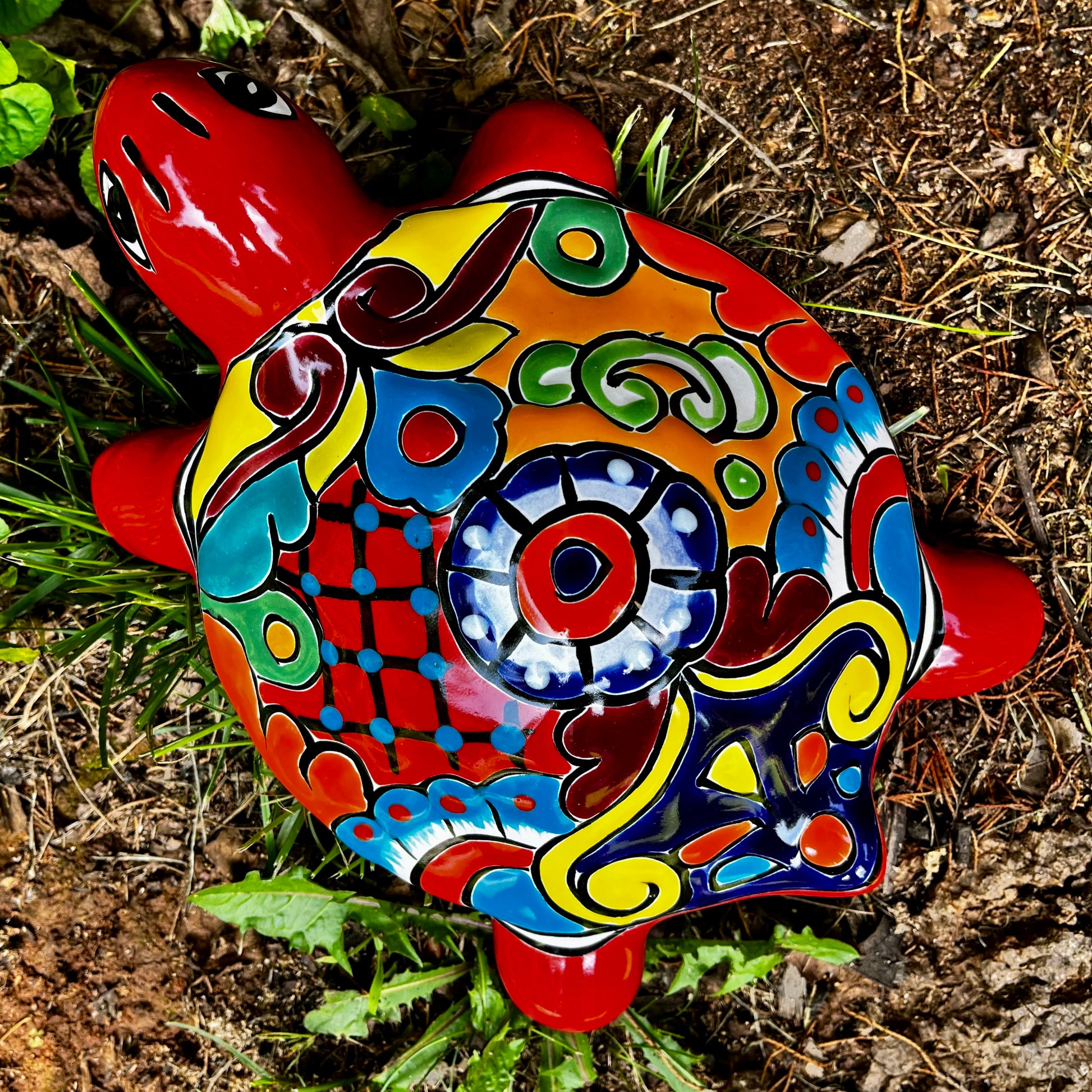 Talavera pottery turtle top