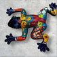 Talavera wall frog Gordo right side