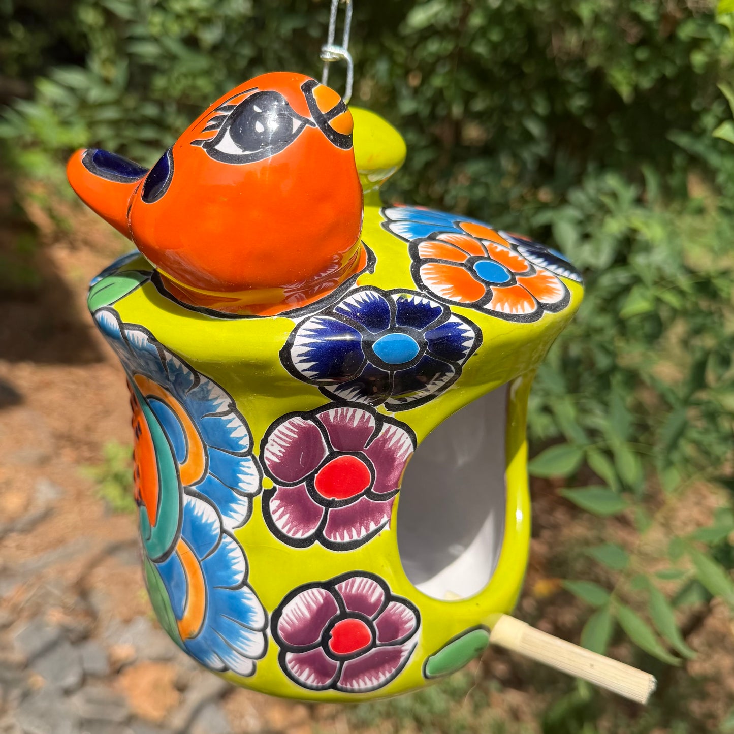 Talavera Pottery Bird House Cottage
