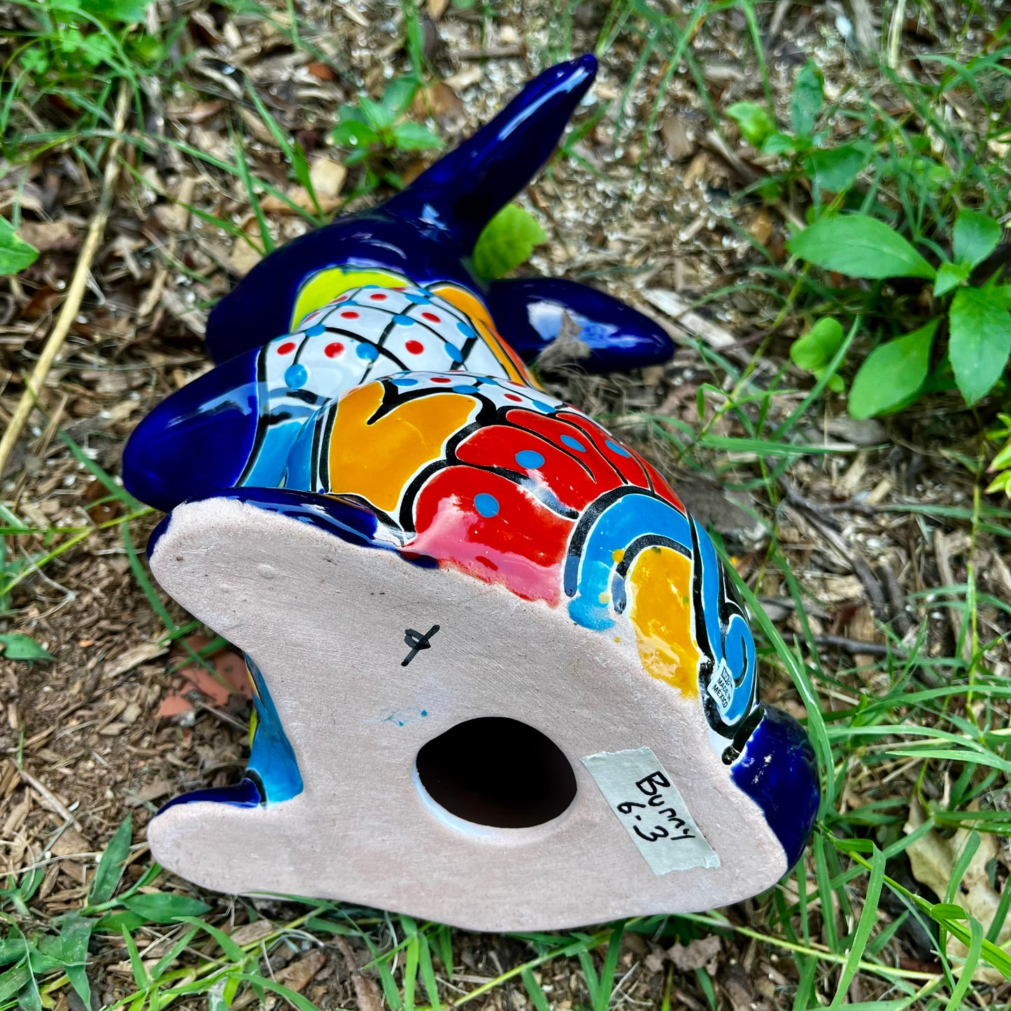 Talavera Rabbit Standing Bunny bottom