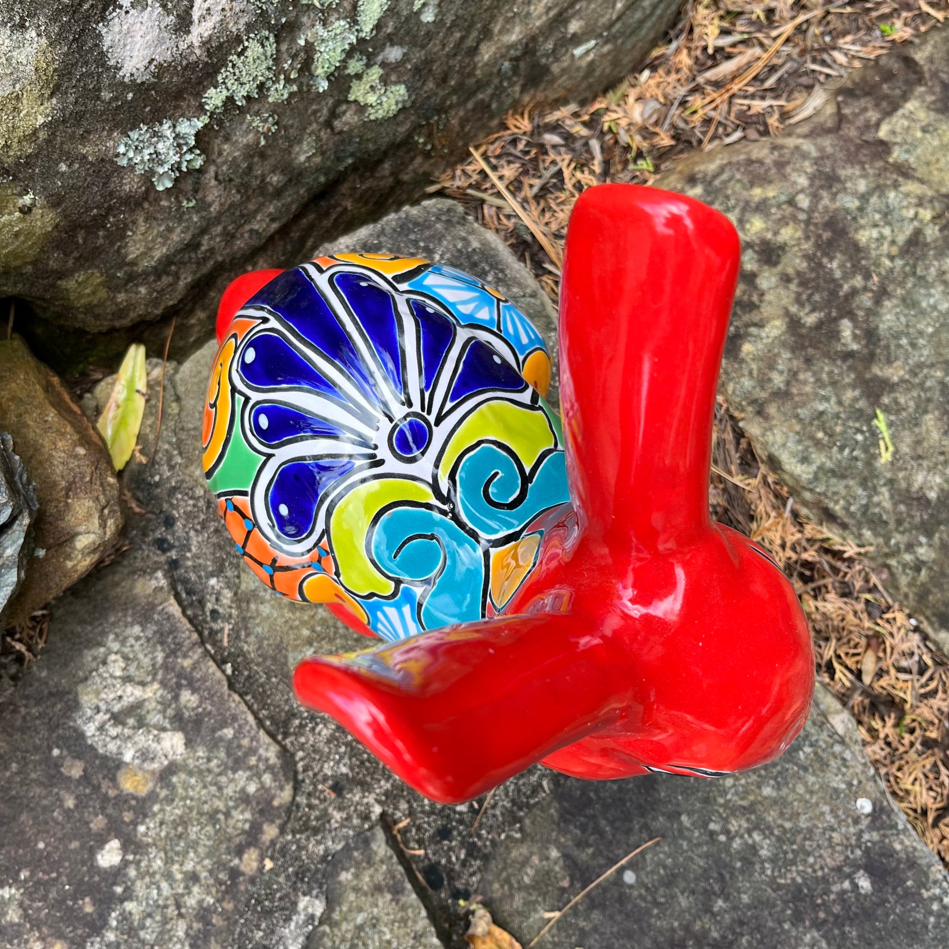 Mexican Talavera Bunny rabbit top