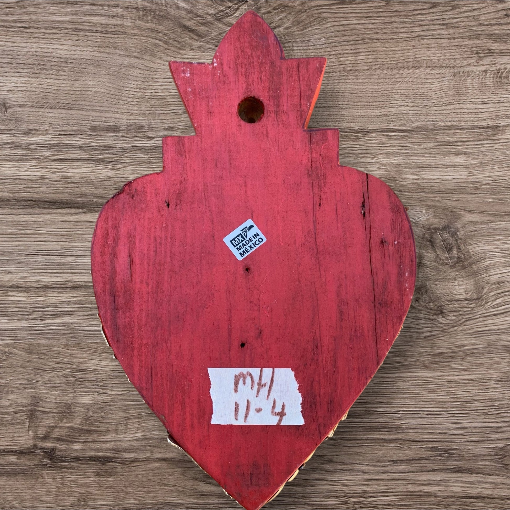 Milagros heart Mediano Back