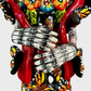 Mexican Catrina skeleton doll with butterflies grande hands